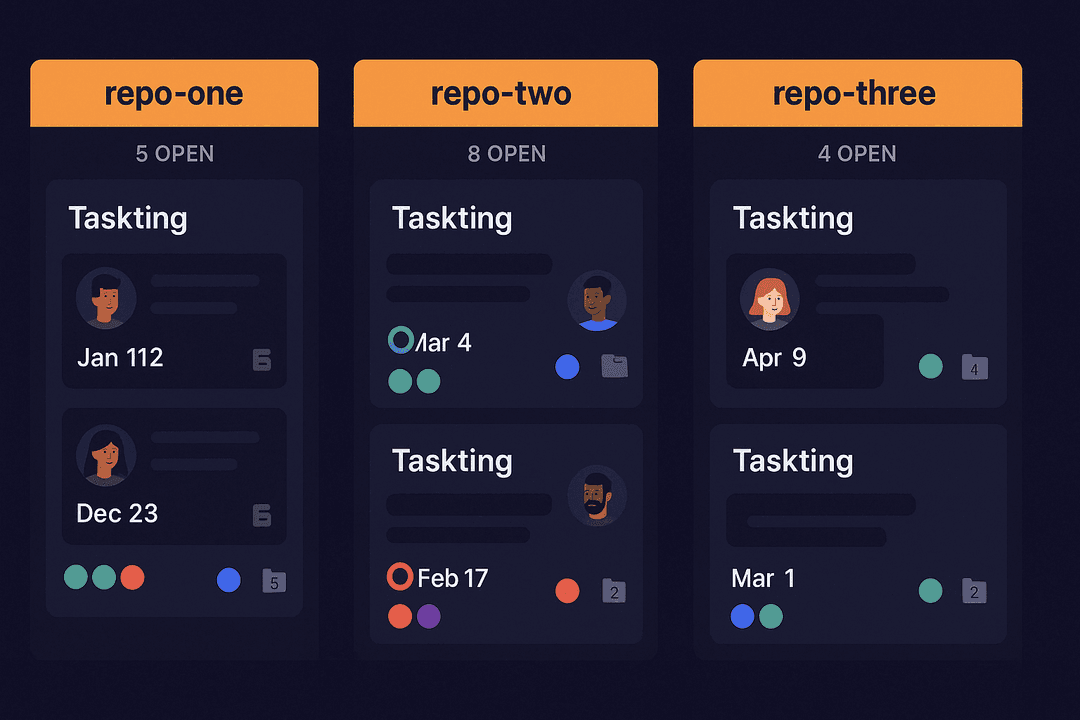 Kanban dashboard illustration