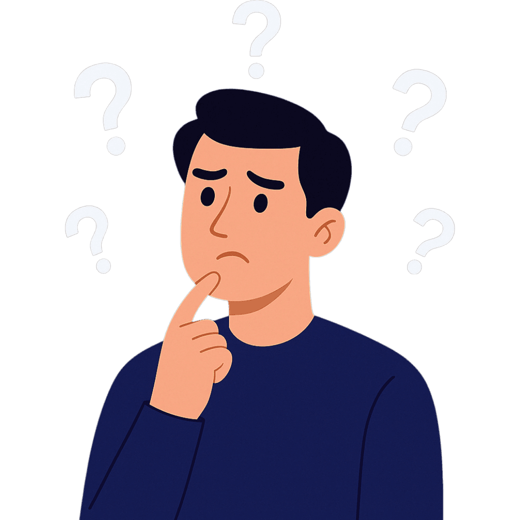 Developer thinking illustration